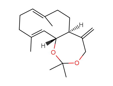 (5aS,8E,12E,13aR)-2,2,8,12-tetramethyl-5-methylene-4,5,5a,6,7,10,11,13a-octahydrocyclodeca[d][1,3]dioxepine