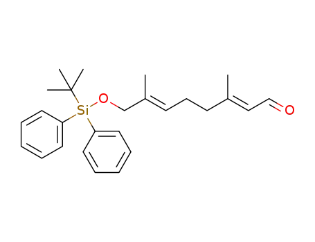 (2E,6E)-8-((tert-butyldiphenylsilyl)oxy)-3,7-dimethylocta-2,6-dienal