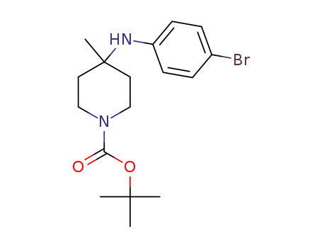 tert-butyl 4-(4-bromophenylamino)-4-methylpiperidine-1-carboxylate