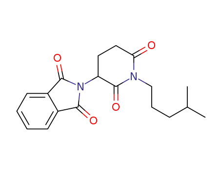 2-(1-(4-methylpentyl)-2,6-dioxopiperidin-3-yl)isoindoline-1,3-dione