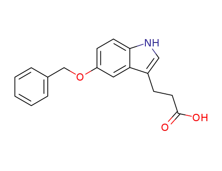 3-(5-benzyloxy-indol-3-yl)-propionic acid