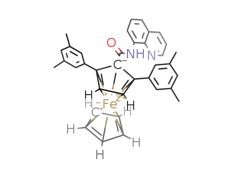 2,5-bis(3,4-dimethylphenyl)-N-(quinolin-8-yl)ferrocenecarboxamide