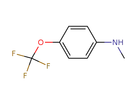 Molecular Structure of 41419-59-4 (N-METHYL-4-(TRIFLUOROMETHOXY)ANILINE)
