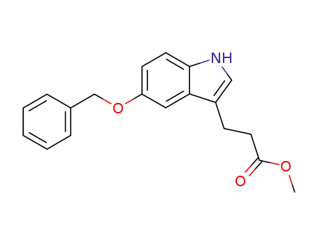 3-(5-benzyloxy-indol-3-yl)-propionic acid methyl ester