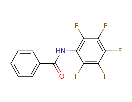 Molecular Structure of 28078-83-3 (Benzamide, N-(pentafluorophenyl)-)
