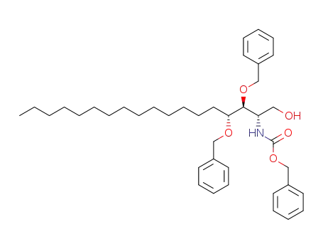 (2S,3S,4R)-(2,3-bis-benzyloxy-1-hydroxymethyl-heptadecyl)-carbamic acid benzyl ester