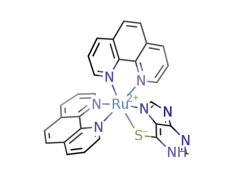 [Ru(phenanthroline)2(6-mercaptopurine)]Cl