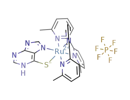 [Ru(6,6-dimethylbipyridine)2(6-mercaptopurine)]hexafluorophosphate