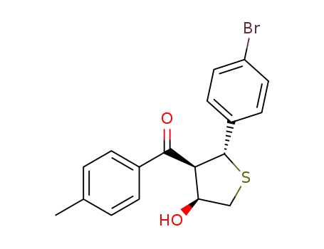 ((2R,3S,4S)-2-(4-bromophenyl)-4-hydroxytetrahydrothiophen-3-yl)(p-tolyl)methanone