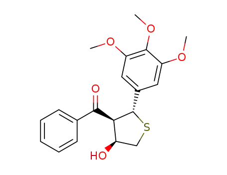 ((2R,3S,4S)-4-hydroxy-2-(3,4,5-trimethoxyphenyl)tetrahydrothiophen-3-yl)(phenyl)methanone