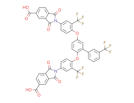 2,2'-(4,4'-(3'-(trifluoromethyl)biphenyl-2,5-diyl)bis(oxy)bis(3-(trifluoromethyl)-4,1-phenylene))bis(1,3-dioxoisoindoline-5-carboxylic acid)