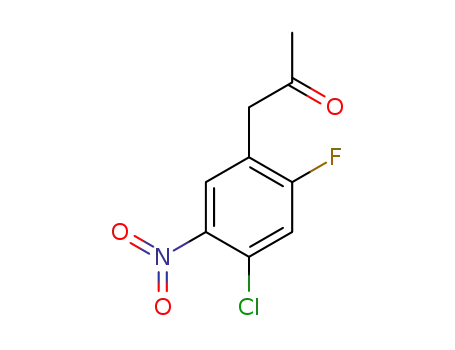 1-(4-chloro-2-fluoro-5-nitrophenyl)propan-2-one