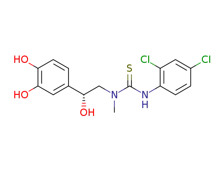 3-(2,4-dichlorophenyl)-1-[2-(3,4-dihydroxyphenyl)-2-hydroxyethyl]-1-methylthiourea