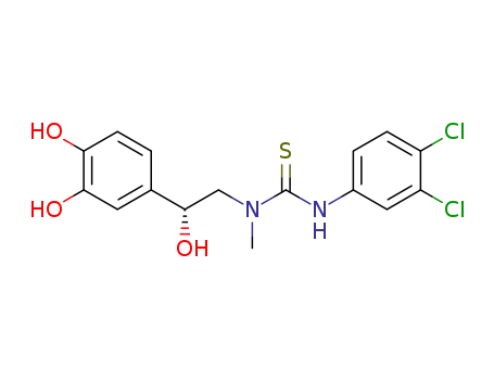 3-(3,4-dichlorophenyl)-1-[2-(3,4-dihydroxyphenyl)-2-hydroxyethyl]-1-methylthiourea