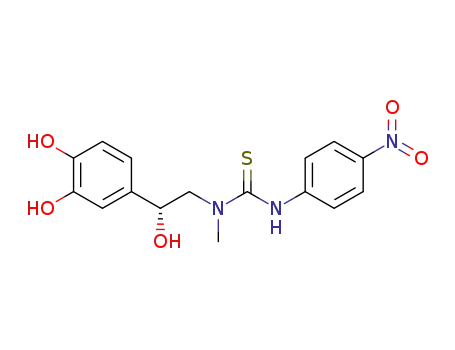 1-[2-(3,4-dihydroxyphenyl)-2-hydroxyethyl]-1-methyl-3-(4-nitrophenyl)thiourea
