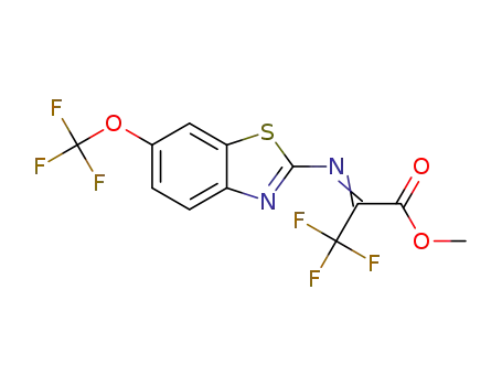 methyl 3,3,3-trifluoro-2-(6-(trifluoromethoxy)benzothiazol-2-ylimino)propionate