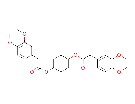 cyclohexane 1,4-diyl bis(2-(3,4-dimethoxyphenyl)acetate)