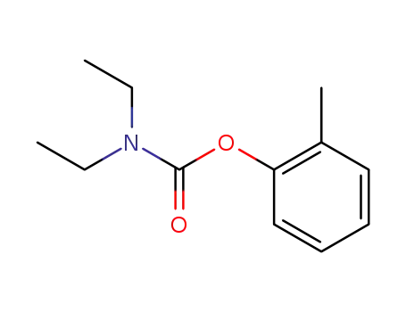 Molecular Structure of 85630-35-9 (Carbamic acid, diethyl-, 2-methylphenyl ester)