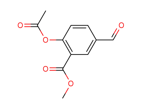 methyl 2-acetoxy-5-formylbenzoate