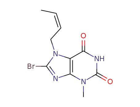 (Z)-8-bromo-7-(2-buten-1-yl)-3-methylxanthine