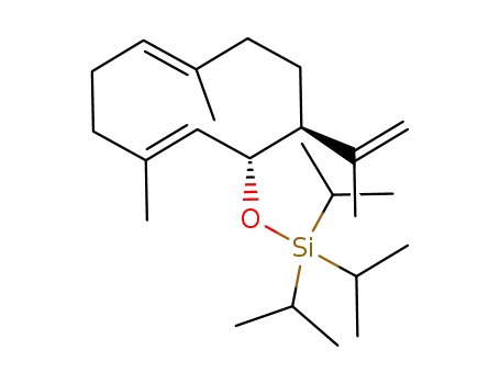 (((1R,2E,6E,10S)-3,7-dimethyl-10-(prop-1-en-2-yl)cyclodeca-2,6-dien-1-yl)oxy)triisopropylsilane