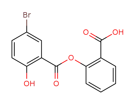 2-(5-bromo-2-hydroxy-benzoyloxy)-benzoic acid