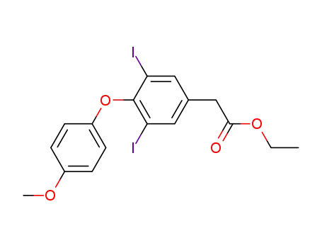 [3,5-diiodo-4-(4-methoxy-phenoxy)-phenyl]-acetic acid ethyl ester
