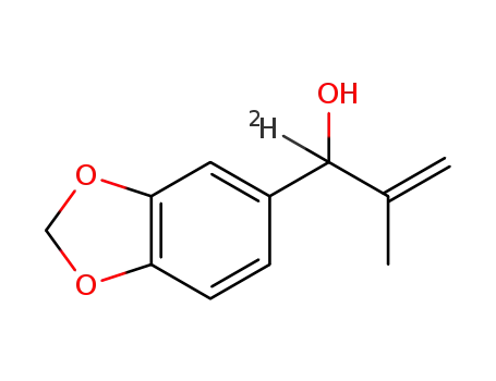 1-(benzo[d][1,3]dioxol-5-yl)-2-methylprop-2-en-1-d-1-ol