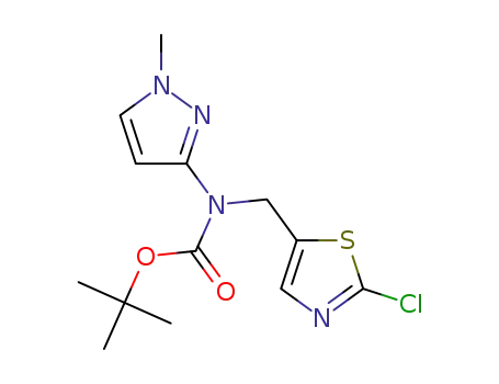 tert-butyl N-[(2-chlorothiazol-5-yl)methyl]-N-(1-methylpyrazol-3-yl)carbamate