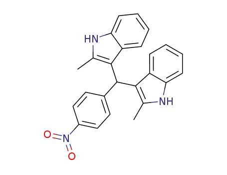 bis-(2-methyl-indol-3-yl)-(4-nitro-phenyl)-methane