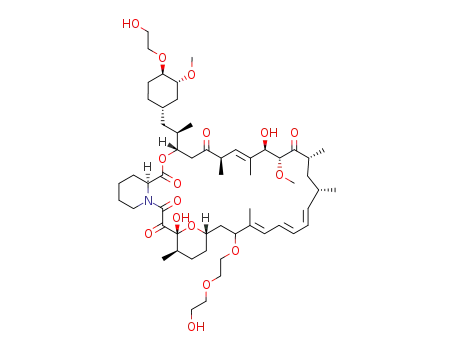 (21E,23E,25E,26E,34R,35S,36R,37R,39S,41S,44S,45R,46R,55R)-45,55-dihydroxy-43-[2-(2-hydroxyethoxy)ethoxy]-44-[(1R)-2-[(1S,3R,4R)-4-(2-hydroxyethoxy)-3-methoxy-cyclohexyl]-1-methyl-ethyl]-46-methoxy-34,35,36,37,47,48-hexamethyl-66,67-dioxa-56-azatricyclohexatriaconta-21,23,25(47),26(48)-tetraene-49,50,51,52,53-pentone