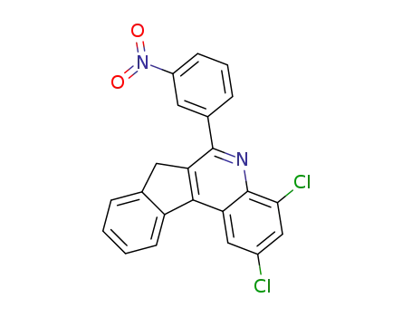 2,4-dichloro-6-(3-nitrophenyl)-7H-indeno[2,1-c]quinoline