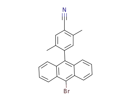 4-(10-bromoanthracene-9-yl)-2,5-dimethylbenzonitrile