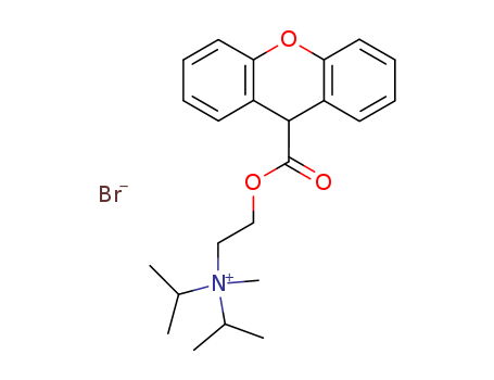 2-Propanaminium,N-methyl-N-(1-methylethyl)-N-[2-[(9H-xanthen-9-ylcarbonyl)oxy]ethyl]-, bromide(1:1)