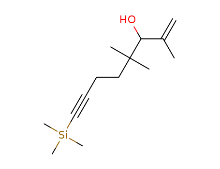 2,4,4-trimethyl-8-(trimethylsilyl)oct-1-en-7-yn-3-ol