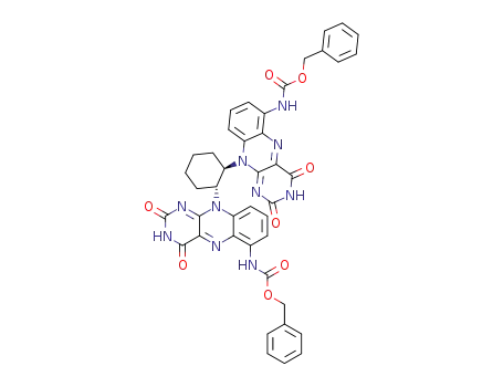 dibenzyl (((1‘‘R,2‘‘R)-cyclohexane-1‘‘,2‘‘-diyl)bis(2,4-dioxo-2,3,4,4a-tetrahydrobenzo[g]pteridine-9a,6-diyl))dicarbamate