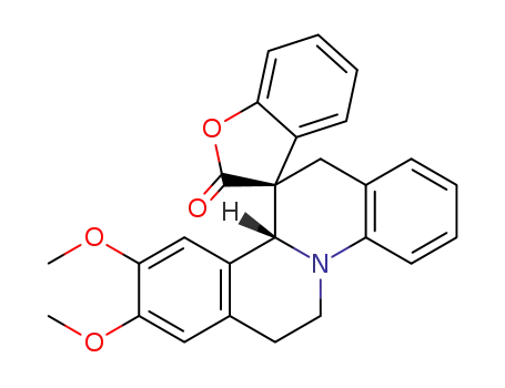 (3S*,11b'S*)-9',10'-dimethoxy-6',7',11b',13'-tetrahydro-2H-spiro[benzofuran-3,12'-isoquinolino[2,1-a]quinolin]-2-one