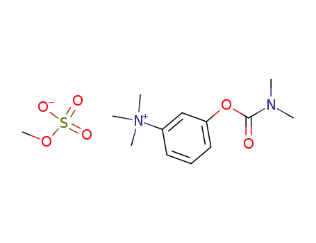 Molecular Structure of 51-60-5 (3-[[(Dimethylamino)carbonyl]oxy]-N,N,N-trimethylbenzenaminium methyl sulfate)
