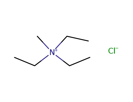 Molecular Structure of 10052-47-8 (Triethylmethylammonium chloride)