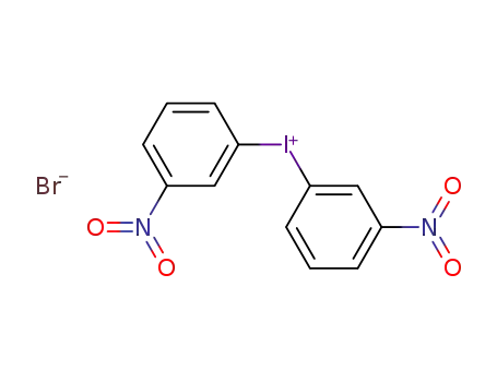 Molecular Structure of 24163-36-8 (Iodonium, bis(3-nitrophenyl)-, bromide)