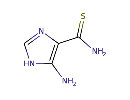 Molecular Structure of 20271-18-5 (4-amino-1H-imidazole-5-carbothioamide)