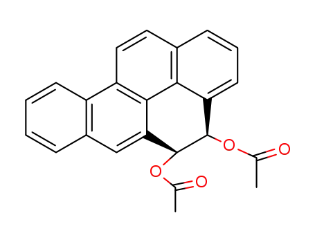 Molecular Structure of 56182-92-4 ((4R,5S)-4,5-dihydrobenzo[pqr]tetraphene-4,5-diyl diacetate)