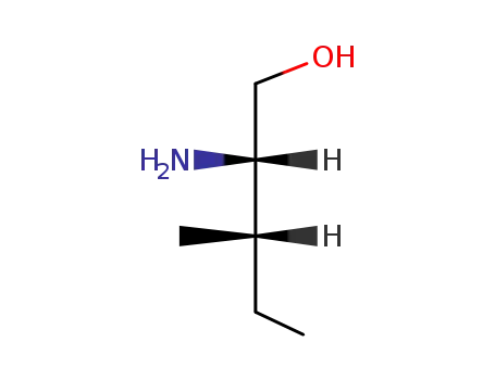 Molecular Structure of 24629-25-2 (L-(+)-Isoleucinol)