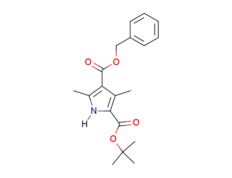 3,5-dimethyl-1H-pyrrole-2, 4-dicarboxylic acid 2-tert-butyl ester 4-benzyl ester