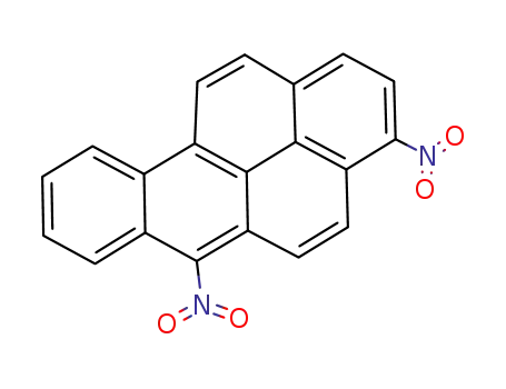Molecular Structure of 128714-76-1 (3,6-dinitrobenzo(a)pyrene)