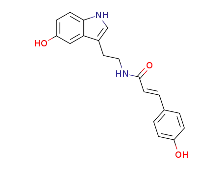 (2E)-N-[2-(5-hydroxy-1H-indol-3-yl)ethyl]-3-(4-hydroxyphenyl)prop-2-enamide