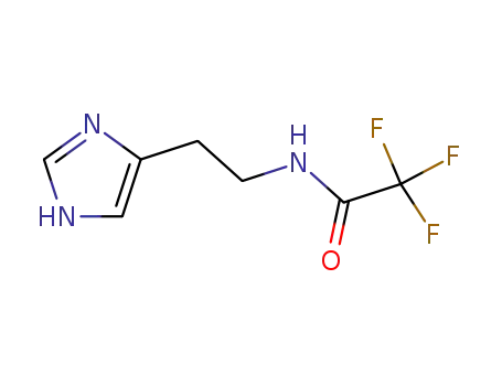 Molecular Structure of 50580-77-3 (Acetamide, 2,2,2-trifluoro-N-[2-(1H-imidazol-4-yl)ethyl]-)