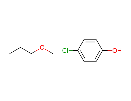 4-Chloro-phenol; compound with 1-methoxy-propane