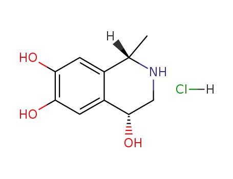 cis-1,2,3,4-tetrahydro-1-methyl-4,6,7-isoquinolinetriol hydrochloride