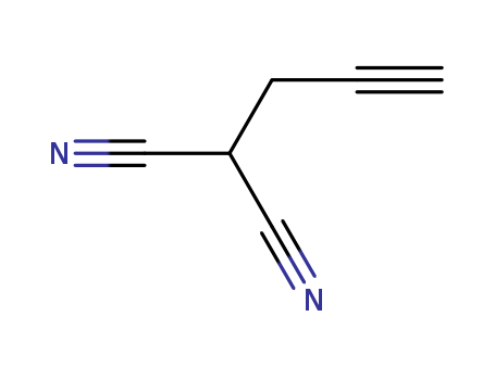 Molecular Structure of 130575-28-9 (Propanedinitrile, 2-propynyl-)